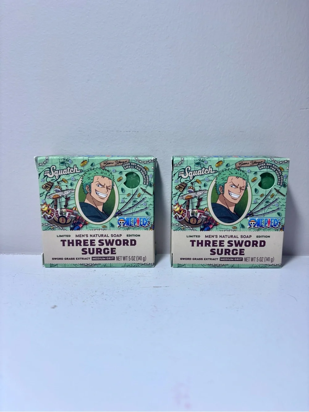 Dr Squatch - Three Sword Surge Men's Soap - 2 Pack - Limited Edition